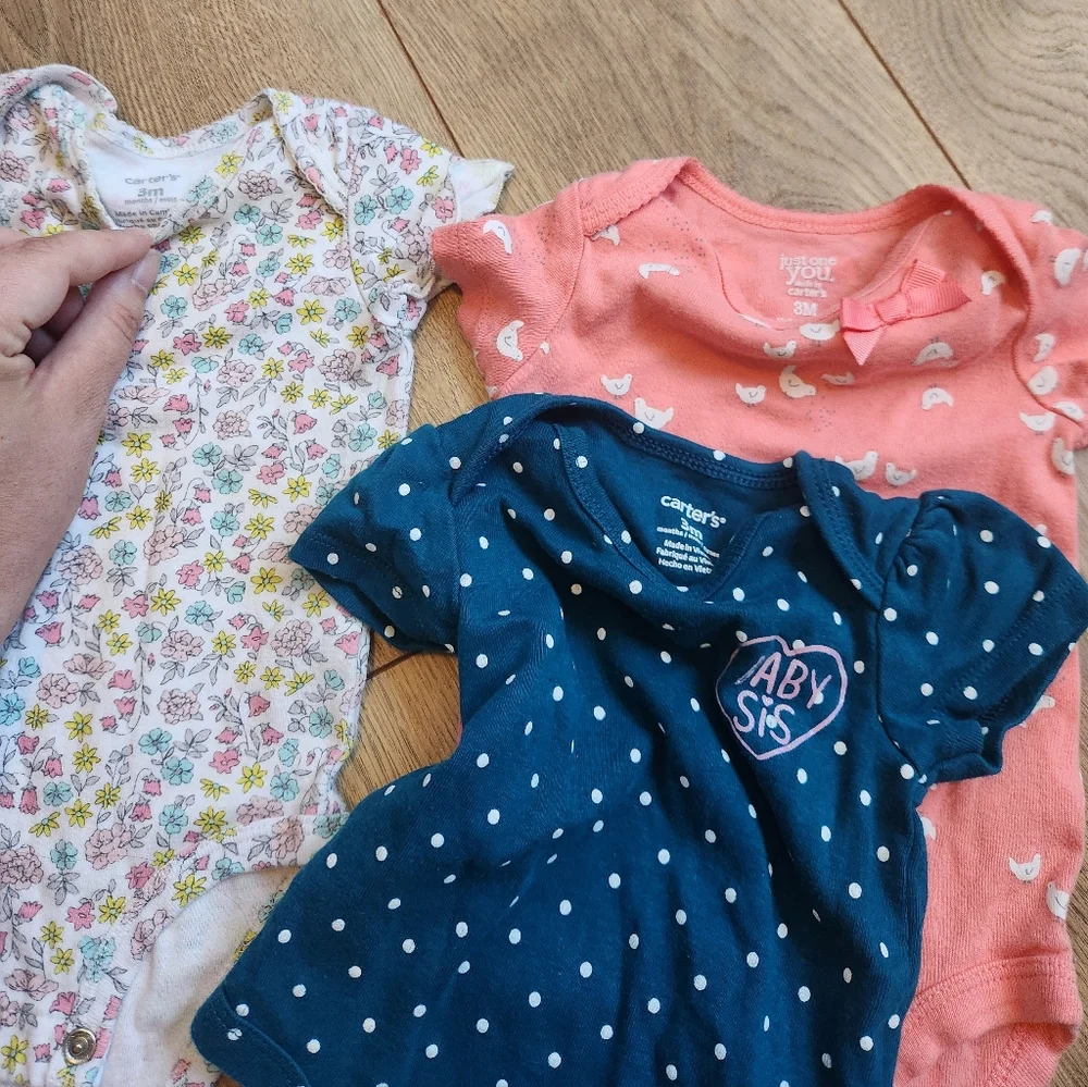 3 Months Girls Bodysuits